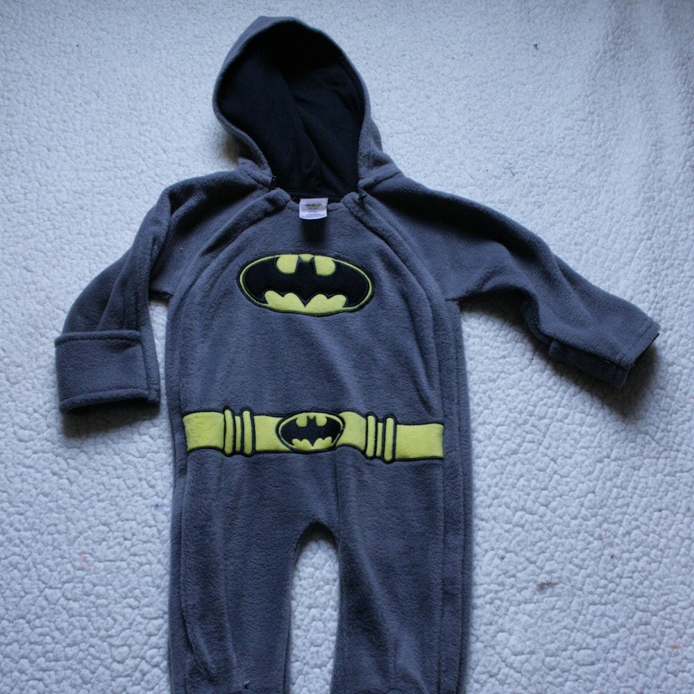 Batman Onesie Sleeper 0/3 Months